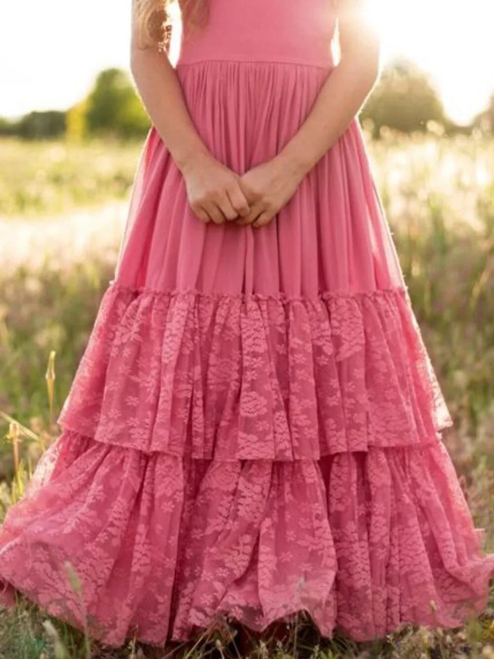 Joyfoile Catrin wild rose fairy core garden tea party maxi dress 14